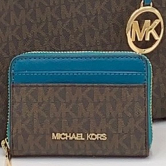 Michael Kors Jet Set MD ZA Card Case Wallet - Picture 12 of 16